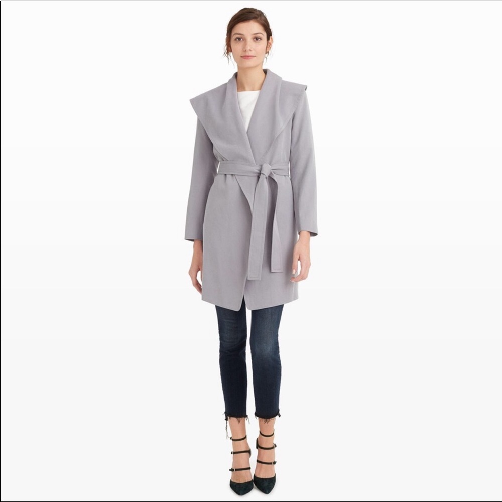 Club Monaco Hanne Trench Grey Jacket Coat